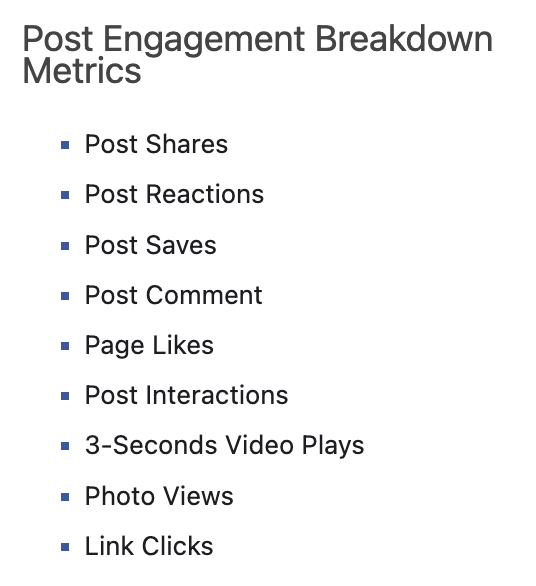 Post Engagement