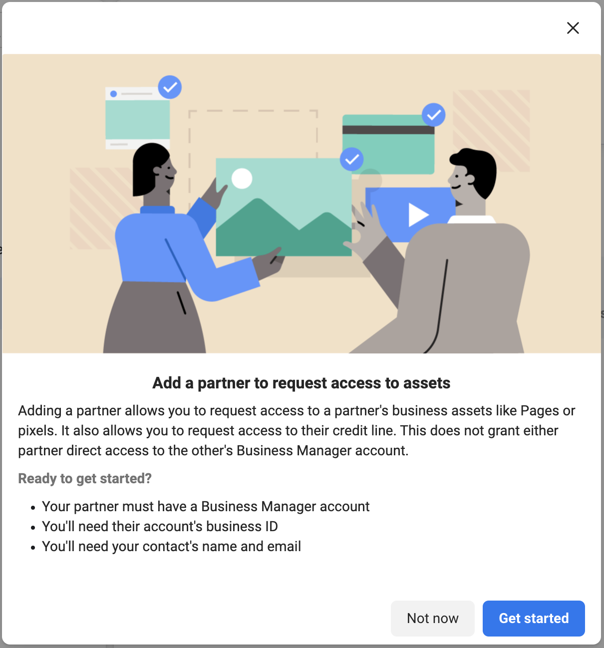 Facebook Business Manager: Giving Partner Access to Assets