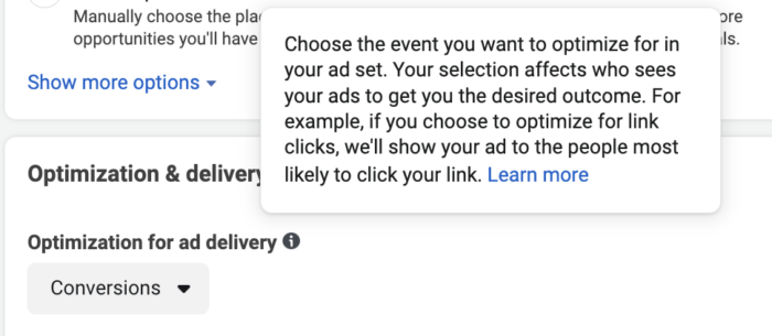 Facebook Ads Optimization Event
