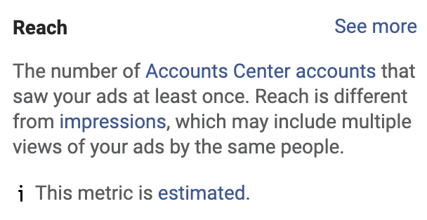 Facebook Reach