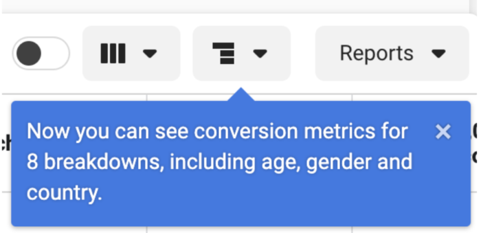 Conversion Breakdowns Facebook Ads