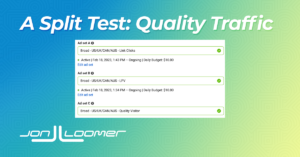 Split Test: Which Optimization Leads to the Most High-Quality Traffic?