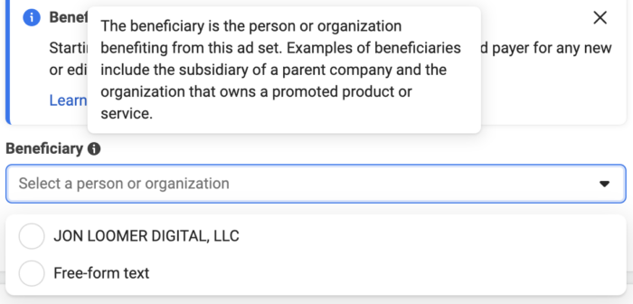 Beneficiary and Payer