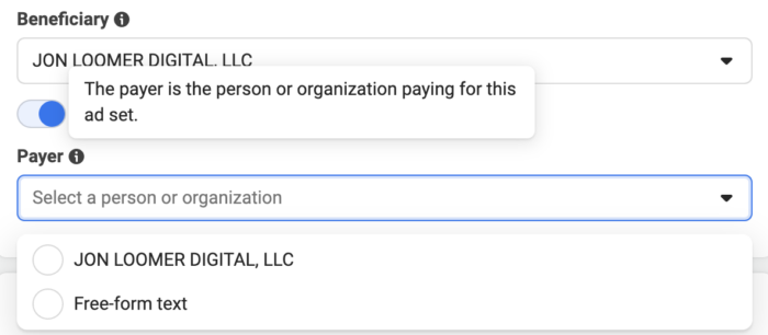 Beneficiary and Payer