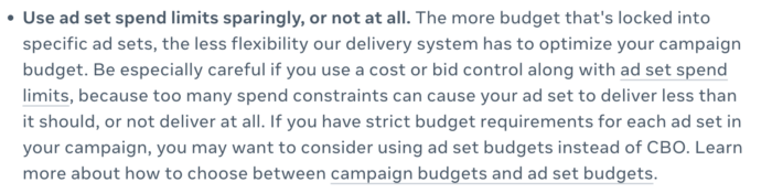 Advantage Campaign Budget