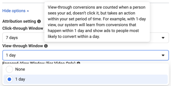 Attribution Setting