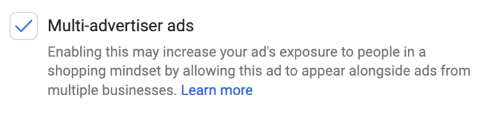 Multi-Advertiser Ads