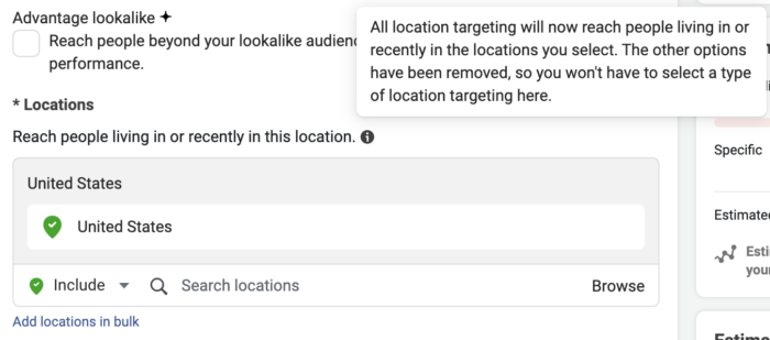 Location Targeting