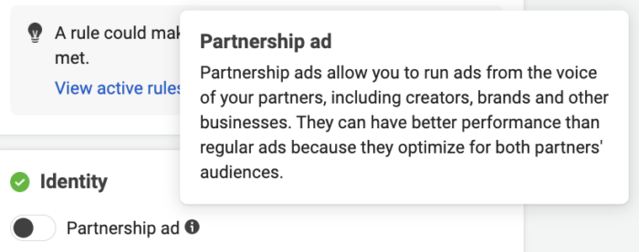 Partnership Ad