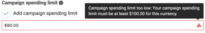 Campaign Spending Limit