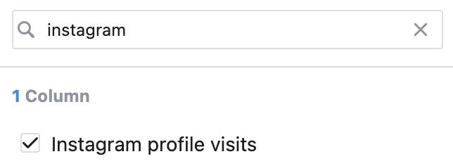 Instagram Profile Visits Metric