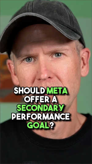 Should Meta Offer a Secondary Performance Goal?