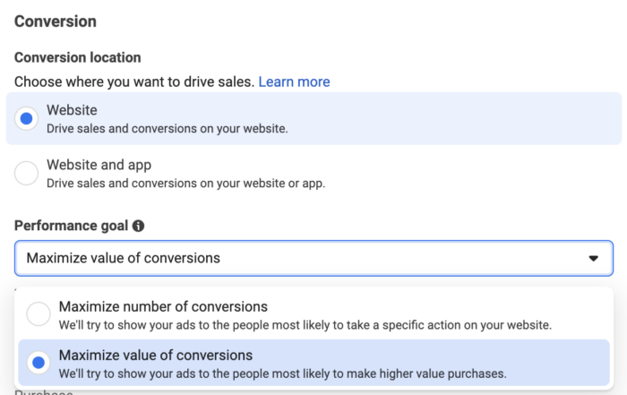 Maximize Value of Conversions