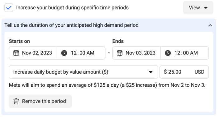 Budget Scheduling