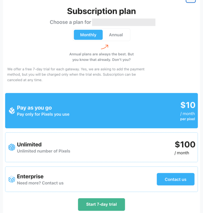 Stape Subscription