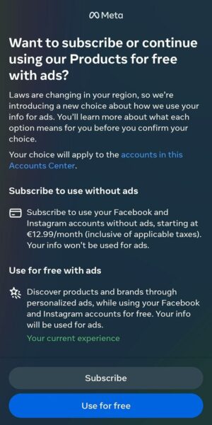Ad-Free Subscription Flow