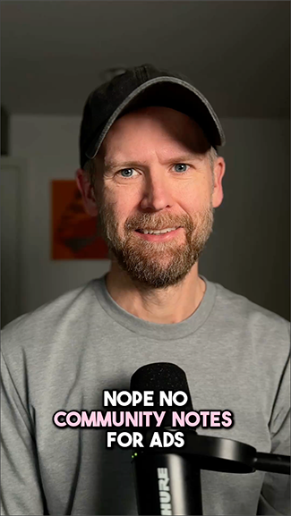 No Community Notes for Ads