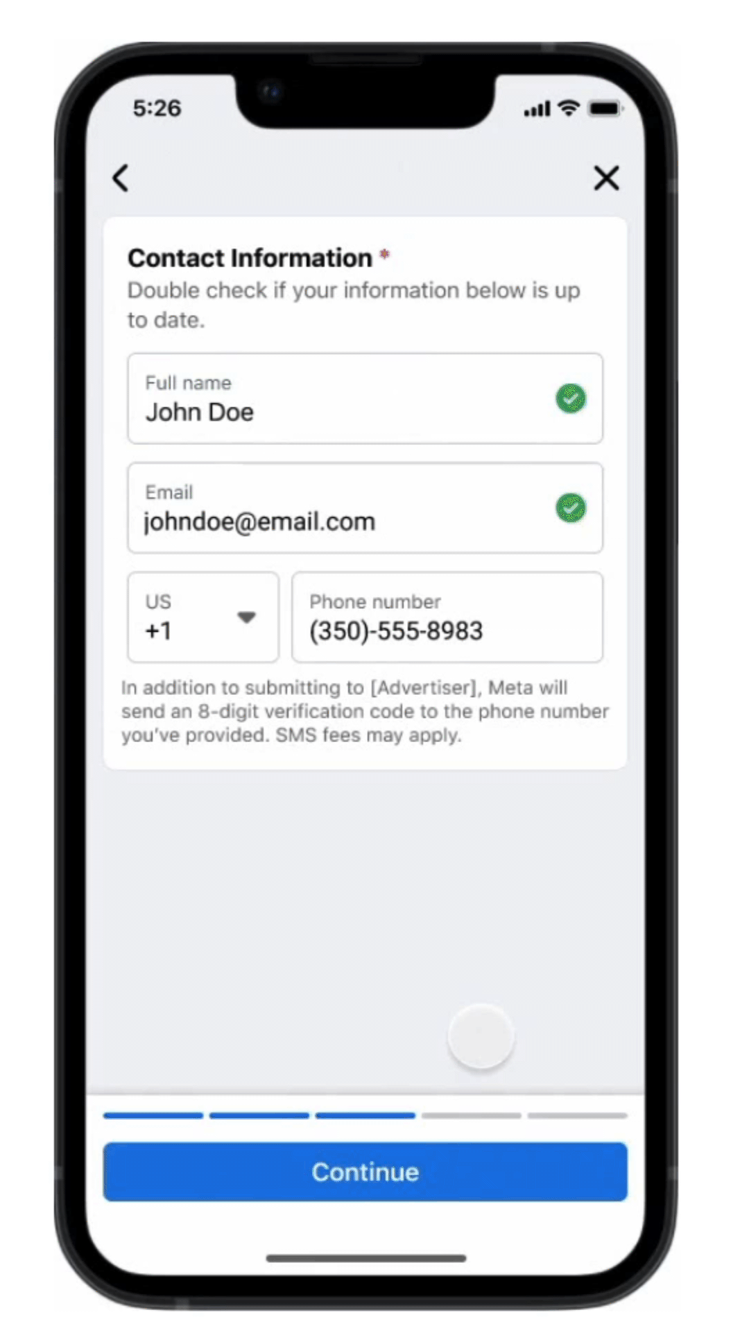 SMS Lead Verification
