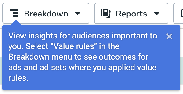 Value Rules Breakdowns