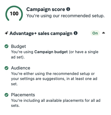Advantage+ Campaign