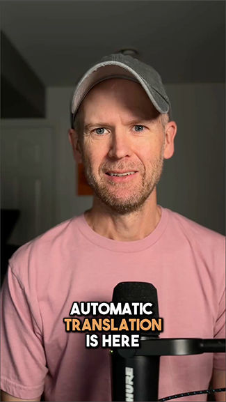 Automatic Translation for Videos