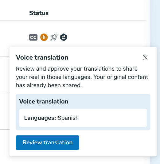 Automatic translation