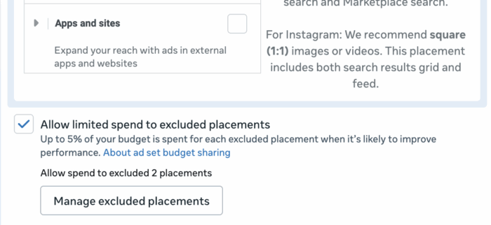 Ограниченные расходы на исключенные каналы
