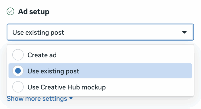 Использовать существующую публикацию