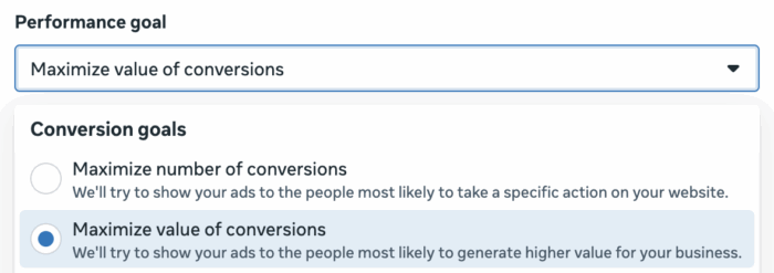 Optimize for Value of Conversions
