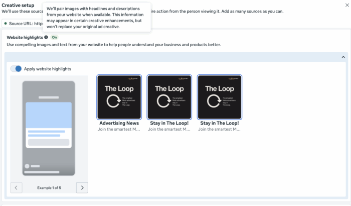Основные моменты веб-сайта