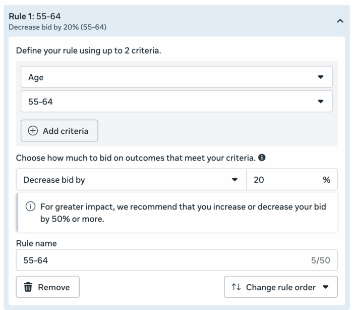 Правила возраста ценности