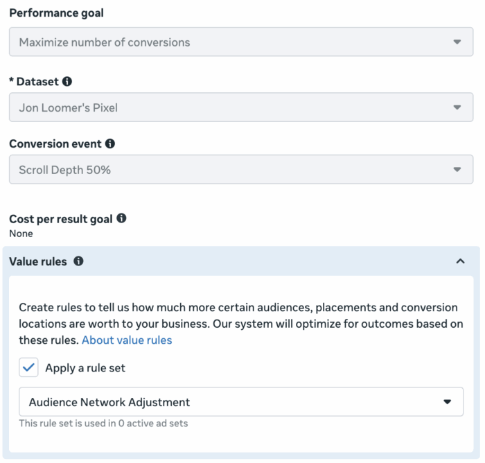 Правила ценности Аудитория Сеть