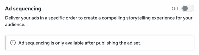 Последовательность рекламы