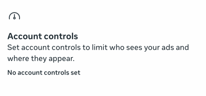 Управление учетной записью Настройки рекламы