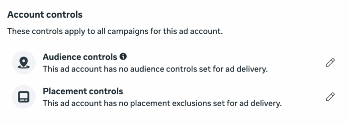 Управление учетной записью Настройки рекламы