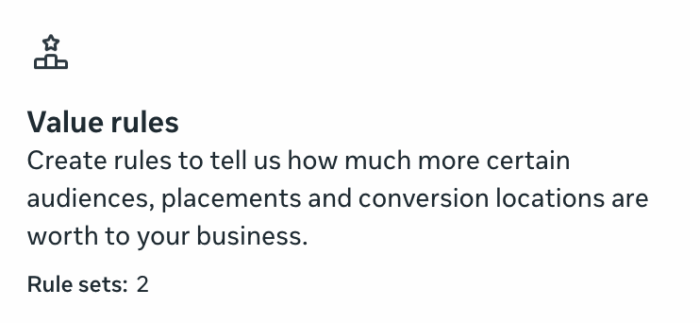 Правила значения настроек рекламы