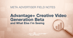 Advantage+ Creative Video Generation Beta