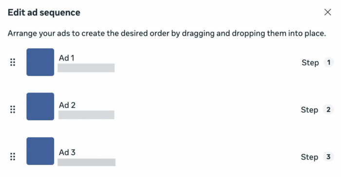 Изменение последовательности метаобъявлений