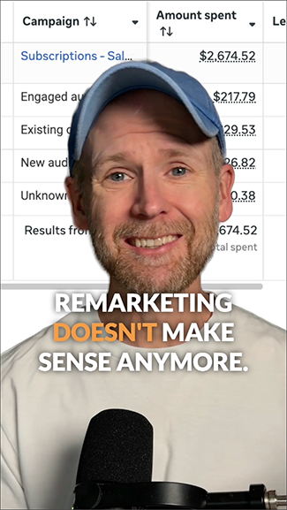 Remarketing Doesn't Make Sense Anymore