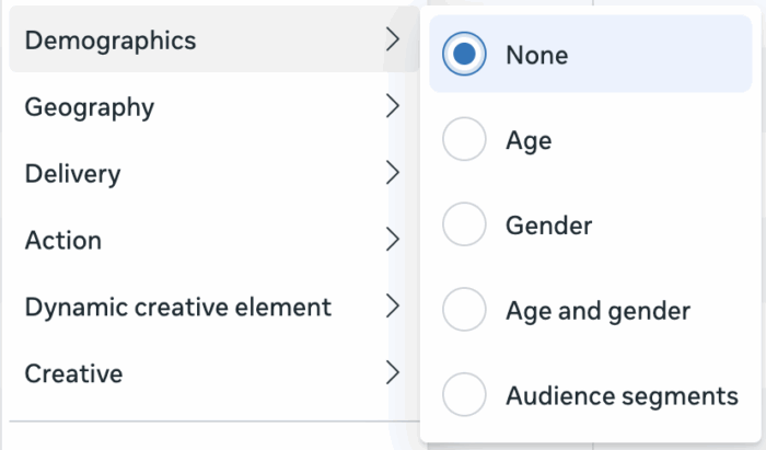 Breakdown by Demographics