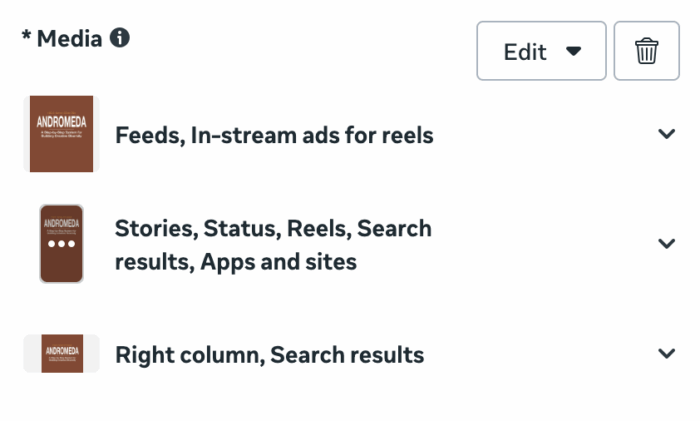 Customize Creative by Placement
