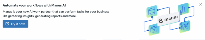 Manus AI Meta Ads Manager