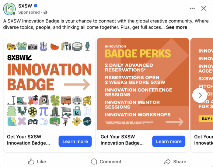 Facebook Ad Sponsored