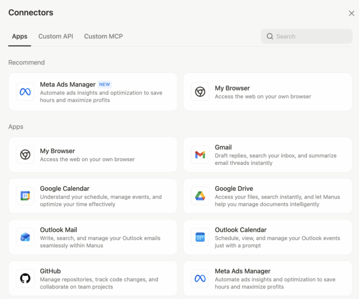 Manus AI Meta Ads Manager