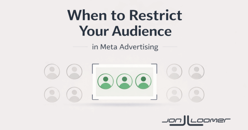 Restrict Audience Meta Advertising