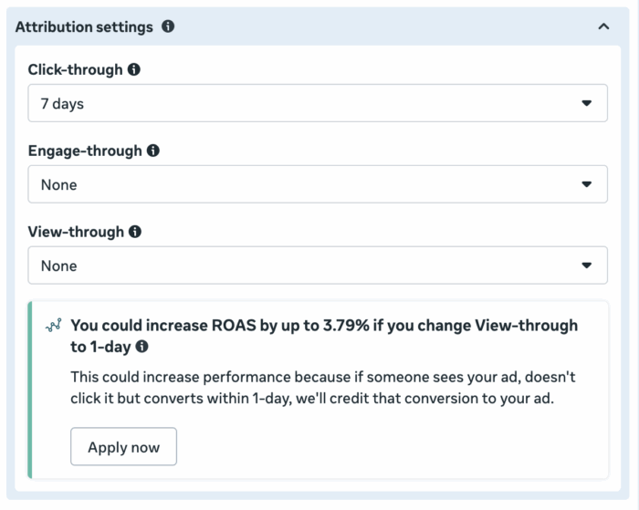 Attribution Settings