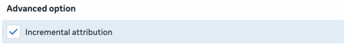 Compare Attribution Settings Incremental