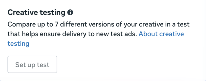 Creative Testing Tool 7 Ads