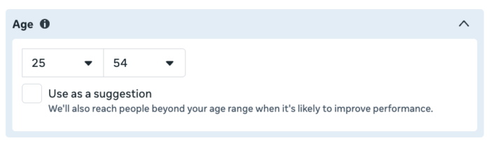 Restrict Audience by Age