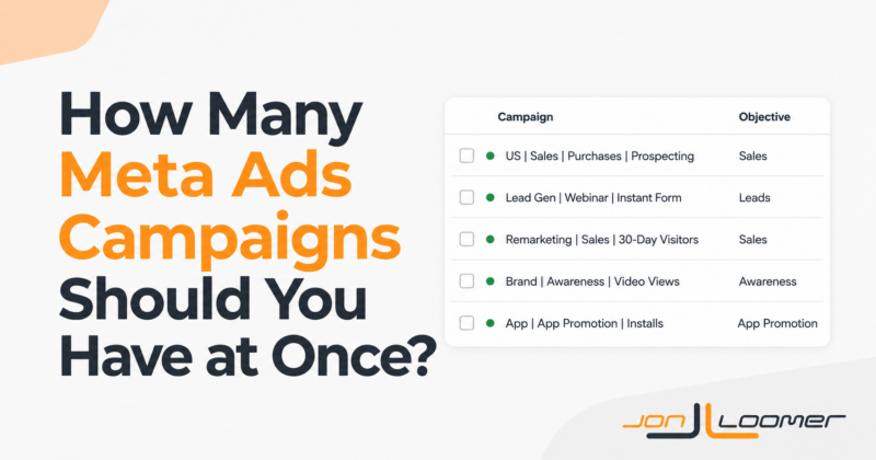 How Many Meta Ads Campaigns Should You Have at Once?